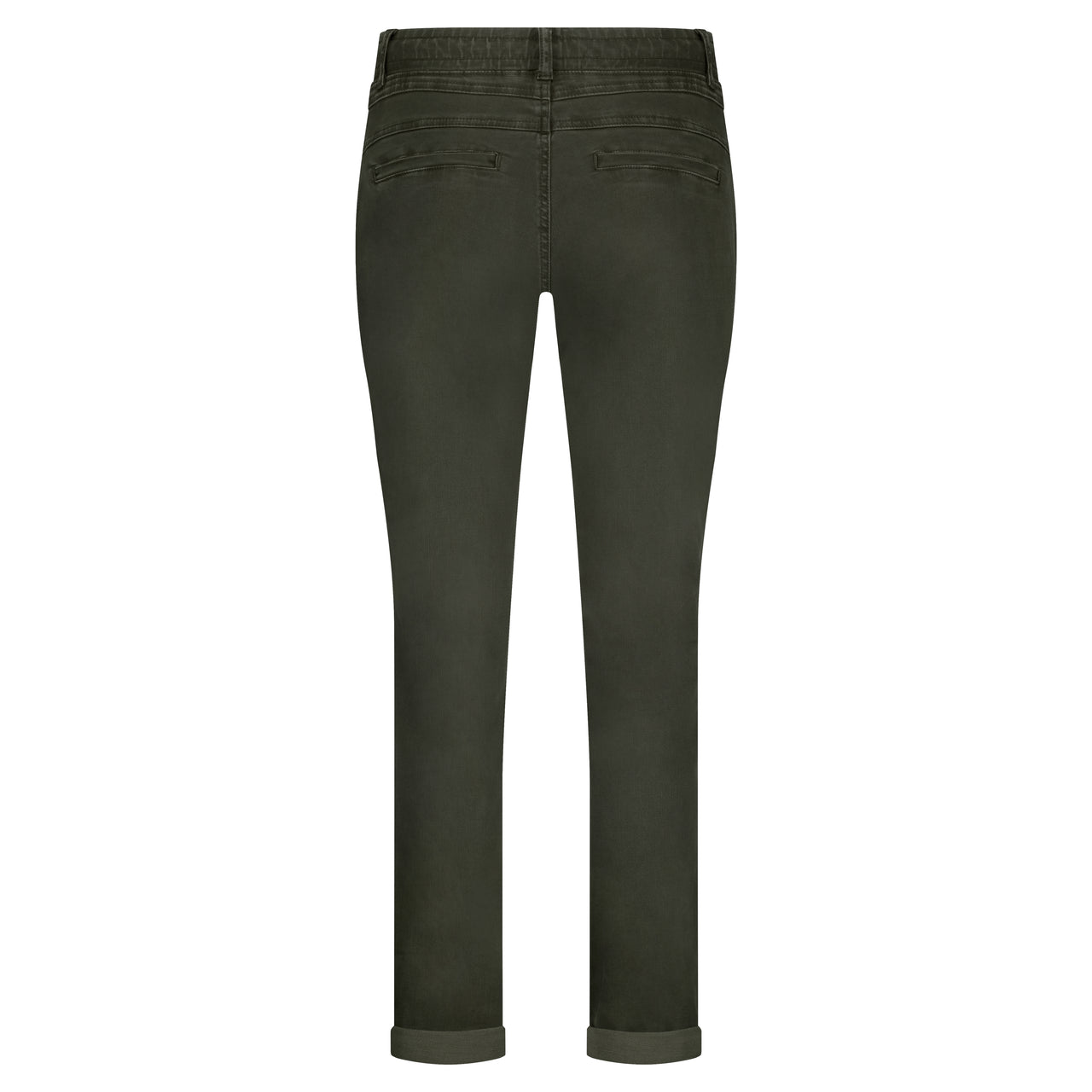 Red Button Tessy Slubtwill Trousers - Dark Green