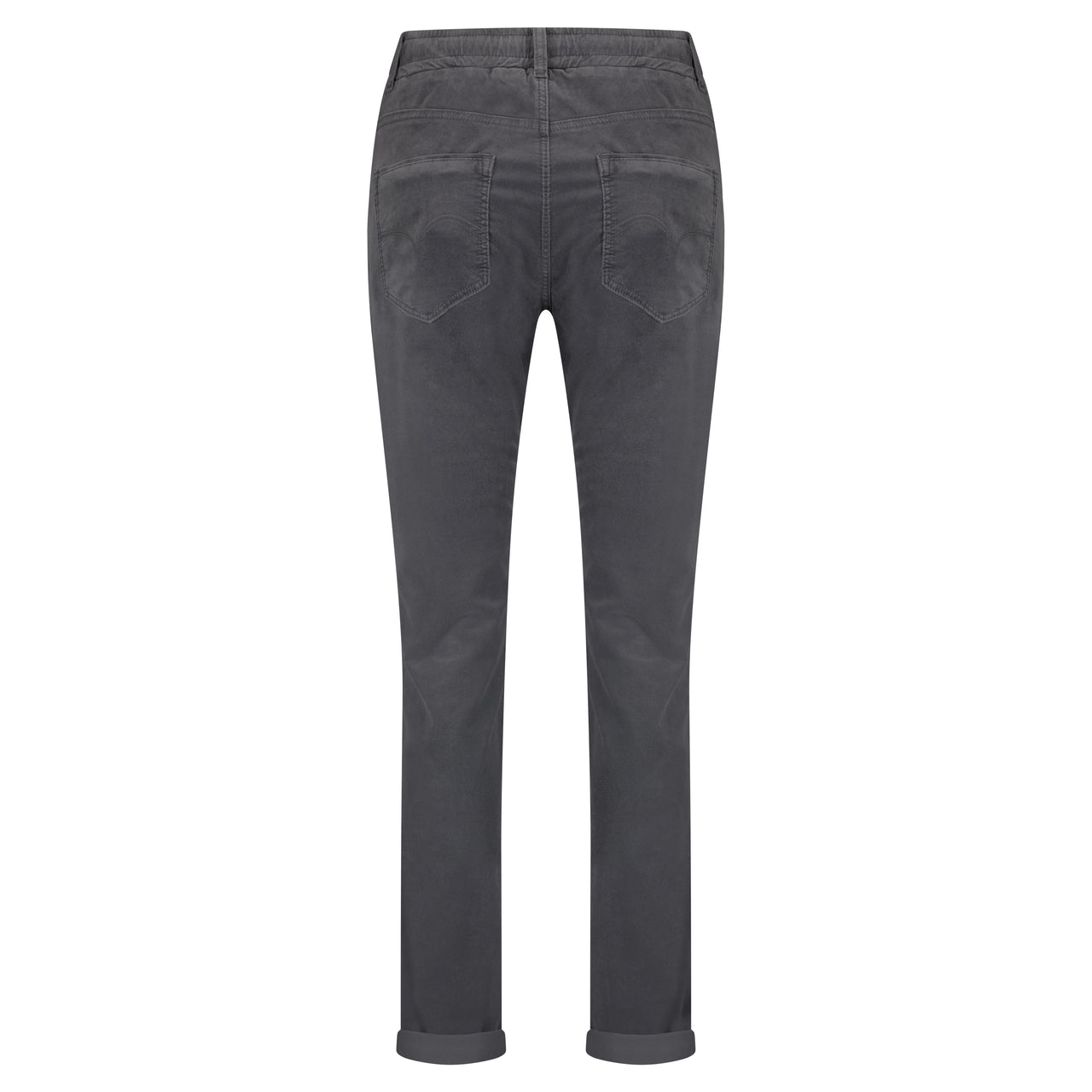 Red Button Tessy Velvet Trousers - Lava