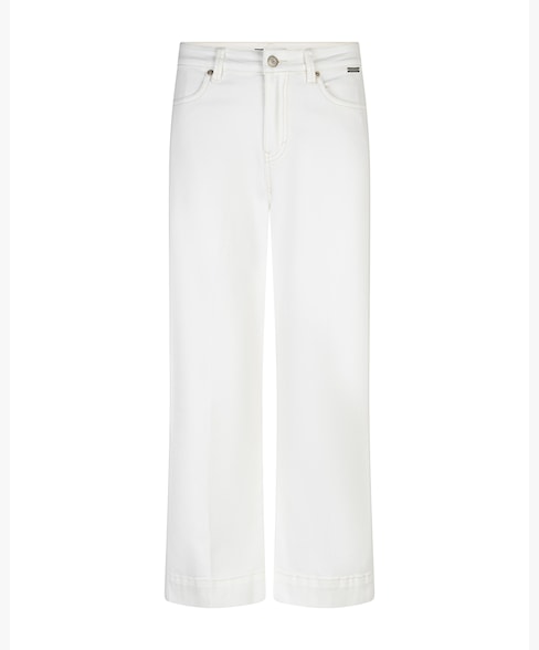 Red Button Conny Stitching Trousers - Off White