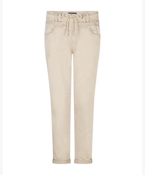 Red Button Tessy Trousers - Pebble
