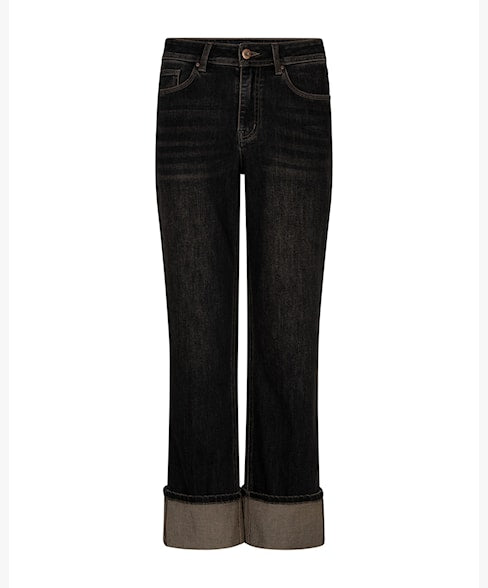 Red Button KIM Overdye Trousers - Brown Tinted