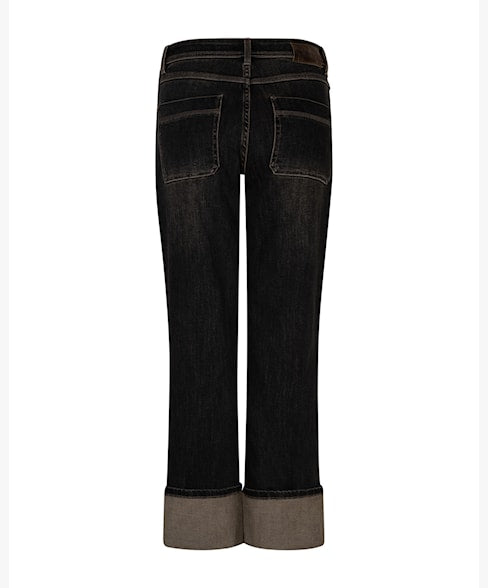 Red Button KIM Overdye Trousers - Brown Tinted