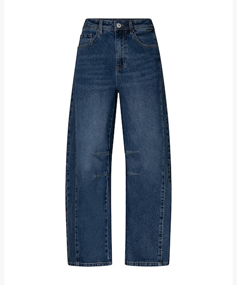 Red Button CAYLA Barrel Jeans - Mid Stone