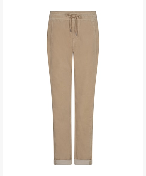 Red Button STELLA Velvet Trousers - Pebble