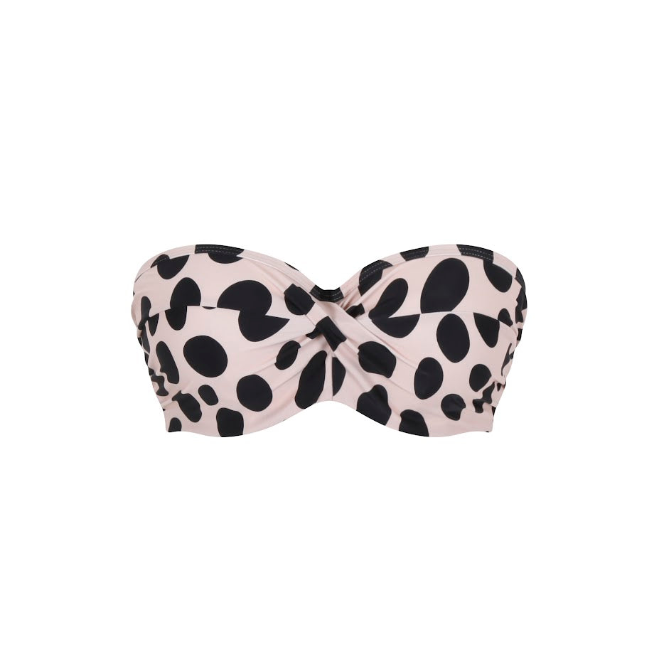 Panache Ella Bandeau Bikini Top - Amalfi Print