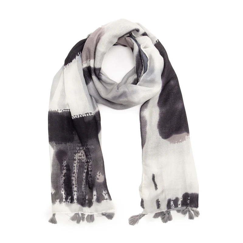 Elie Beaumont Sand Abstract Summer Scarf