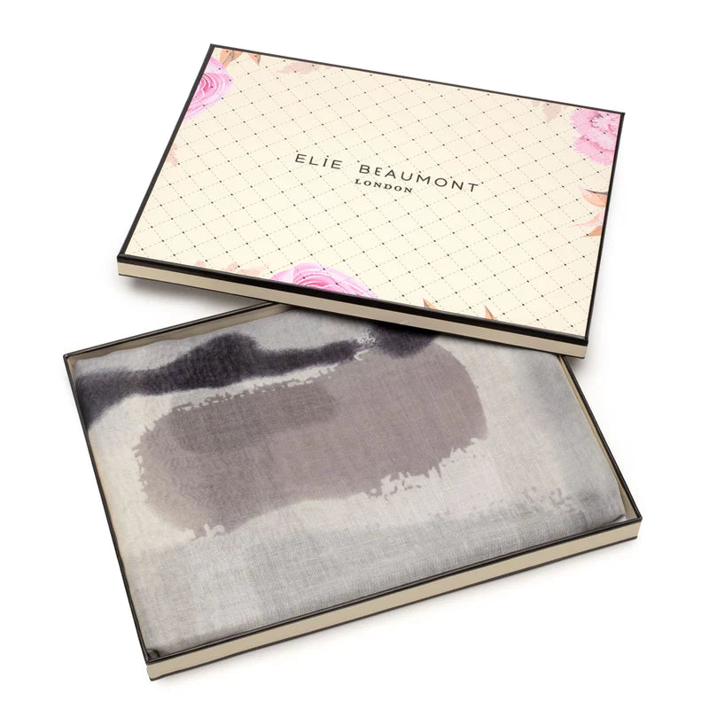 Elie Beaumont Sand Abstract Summer Scarf