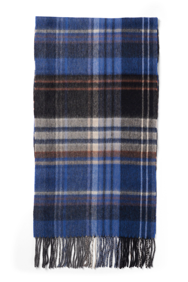 Failsworth Lambswool Check Scarf