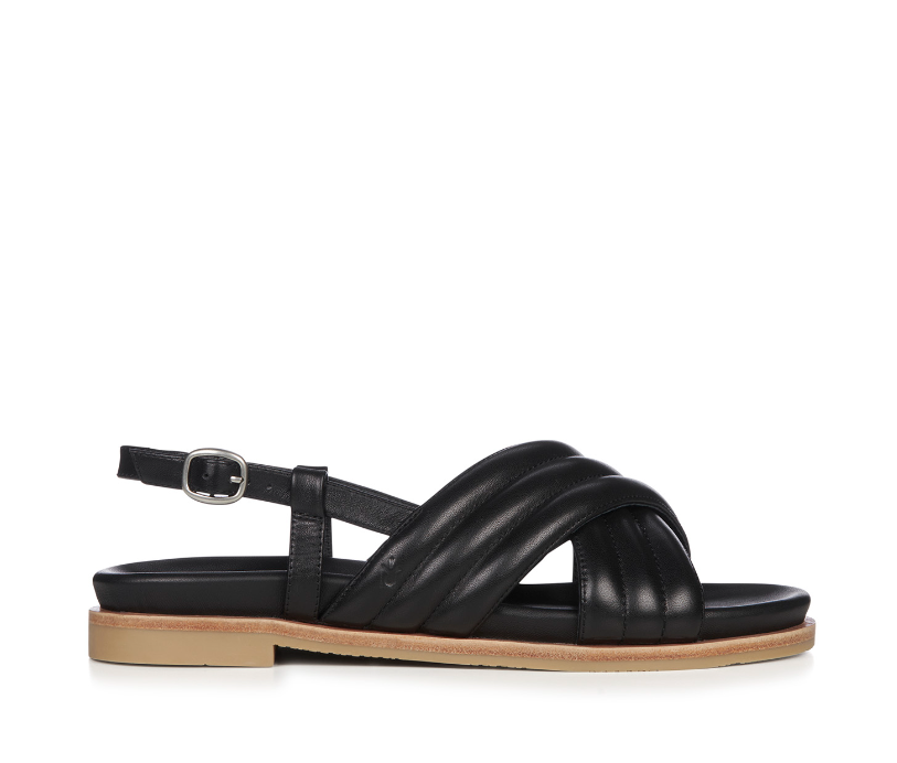 Emu Borradaile Black Sandals