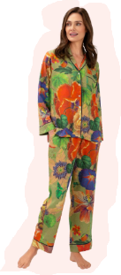 Powder Marbled Swallow Pyjamas