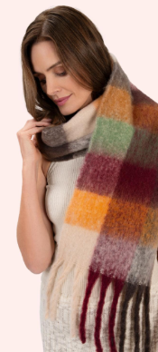 Powder Russet Mix Molly Scarf