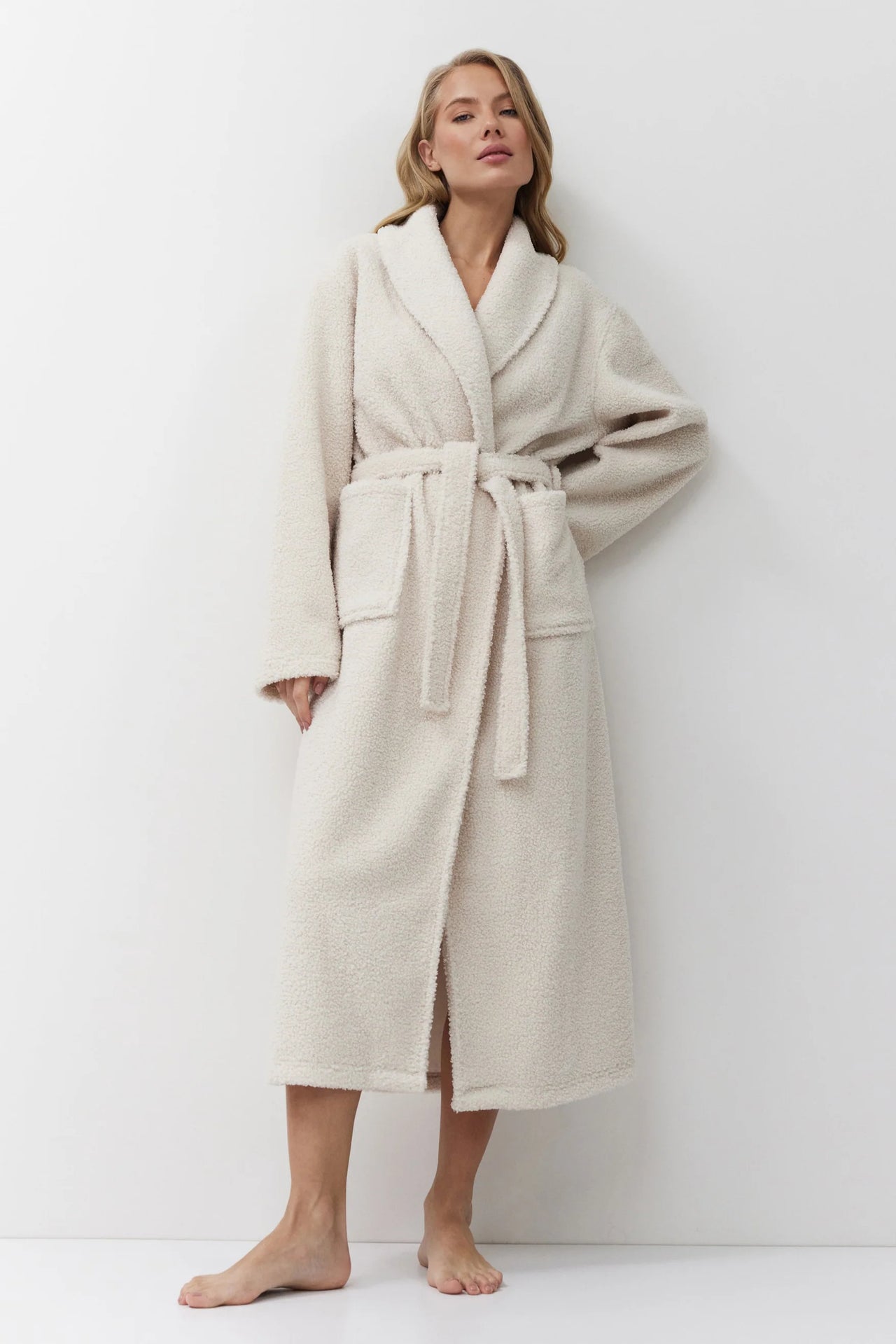 Aruelle Simone Bathrobe - Cream