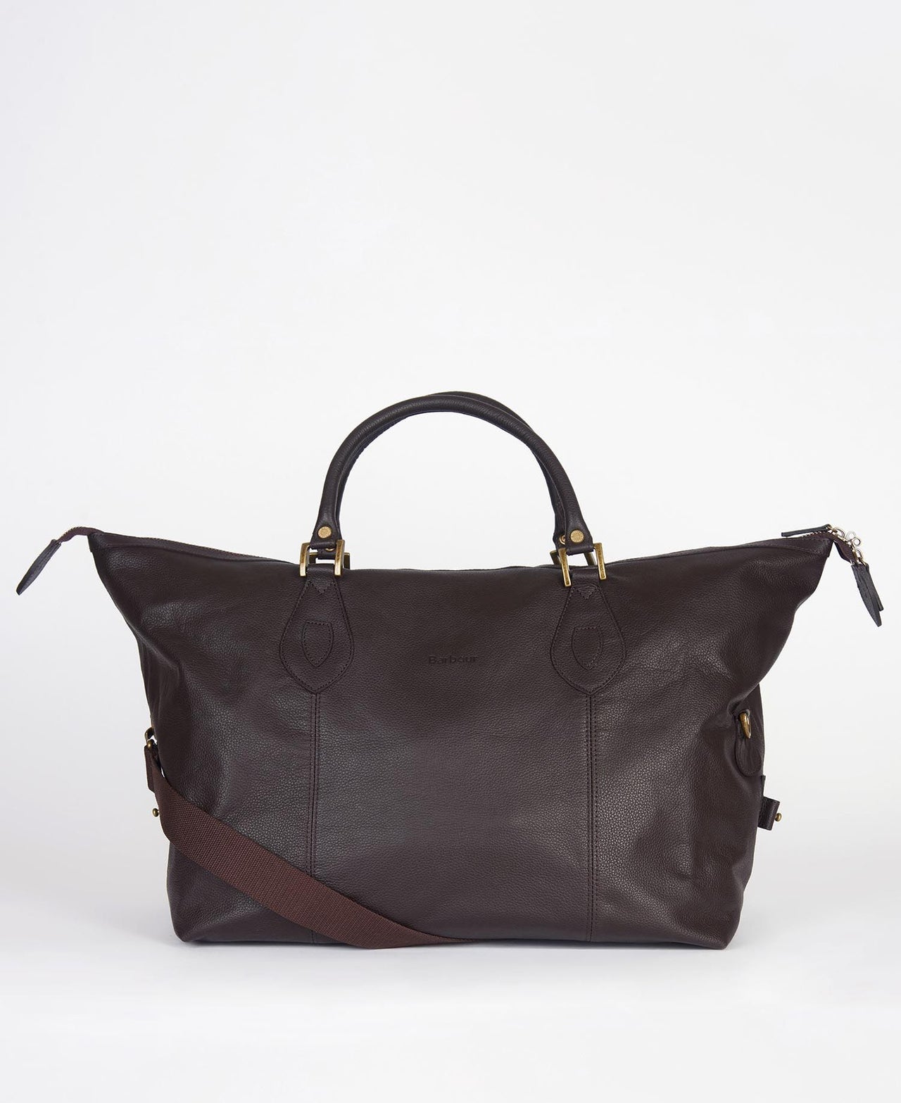 Barbour Medium Leather Travel Explorer Bag