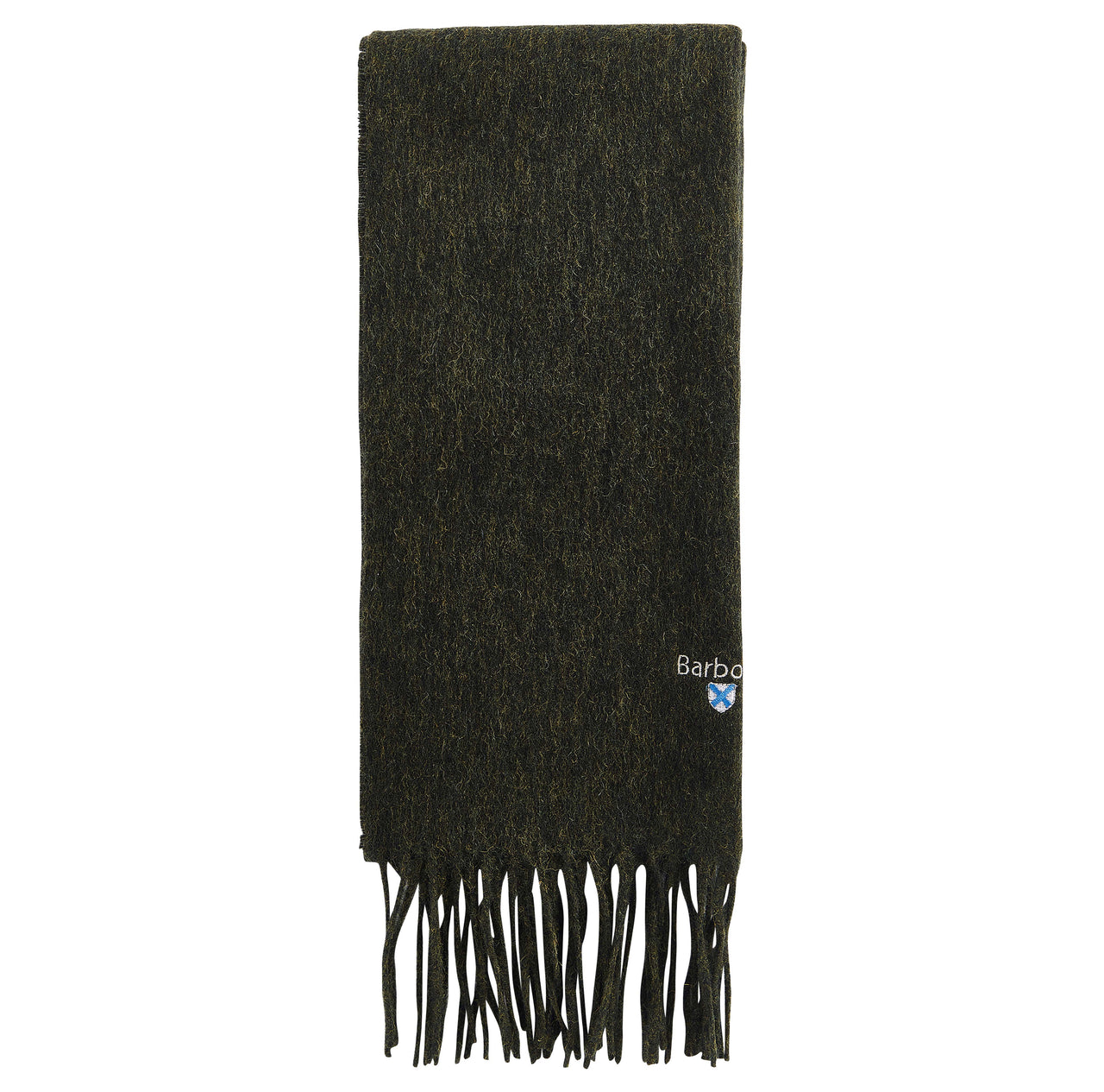 Barbour Plain Lambswool Scarf - Seaweed