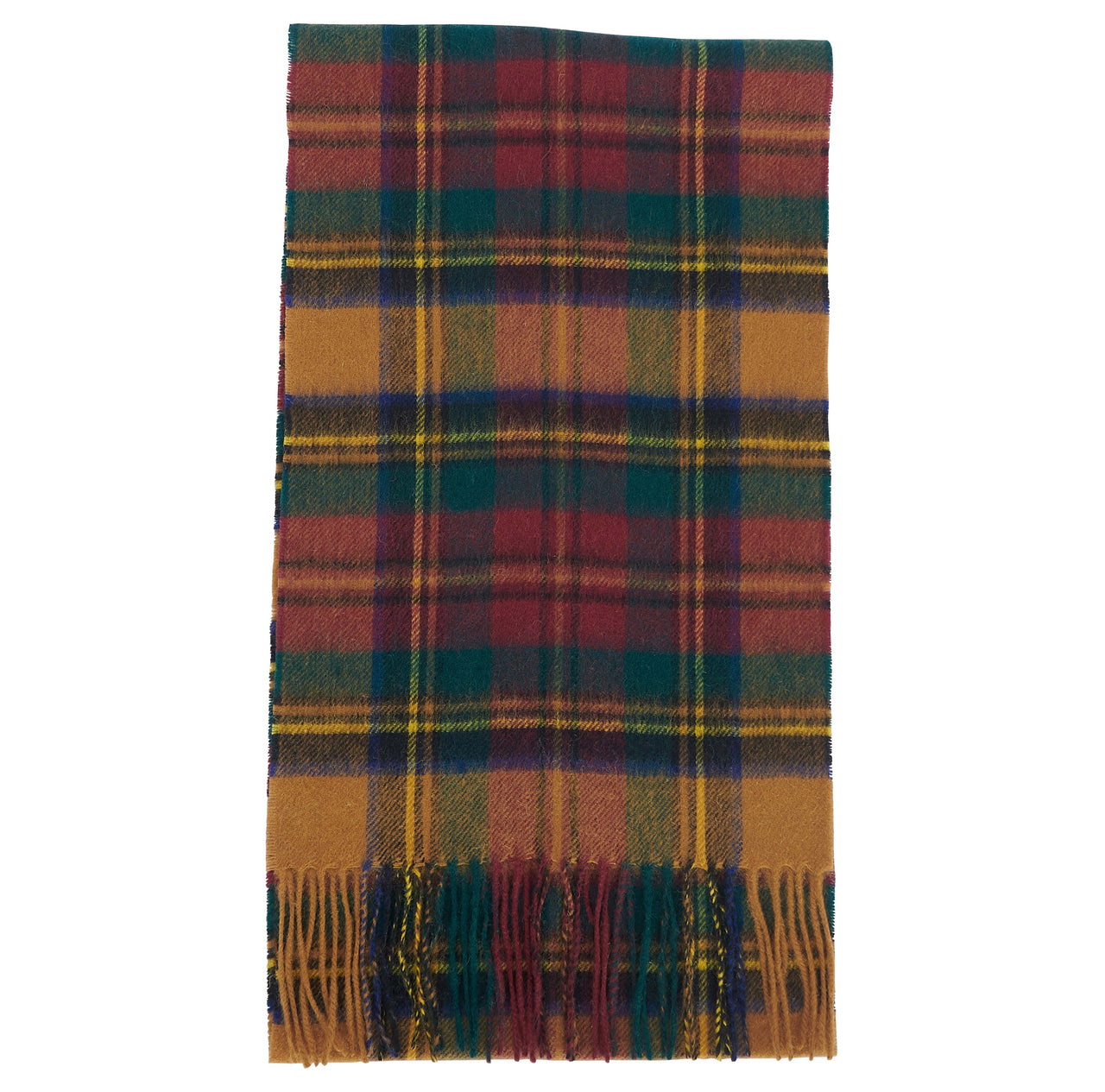 Barbour New Check Tartan Scarf - Harvest Gold