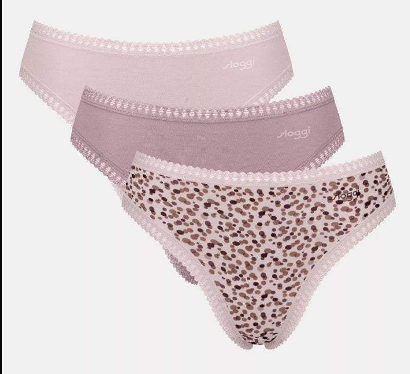 Sloggi Go Crush High Leg Weekend 3-Pack High Leg Briefs