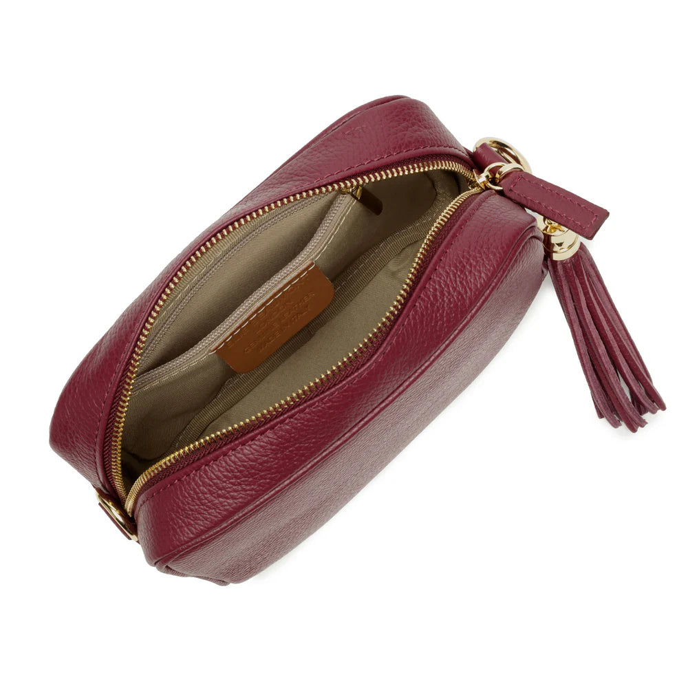 Elie Beaumont Crossbody Handbag - Wine