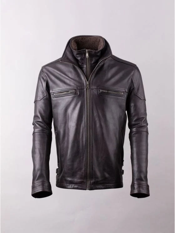 Lakeland Gosforth Leather Coat - Brown