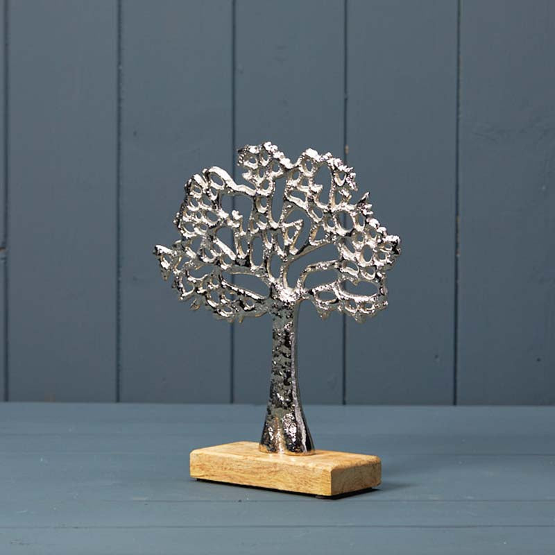 Satchville Silver Tree of Life on Base
