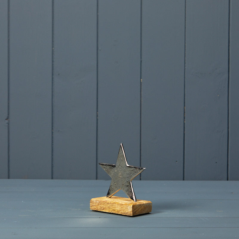 Satchville Small Silver Star on Base