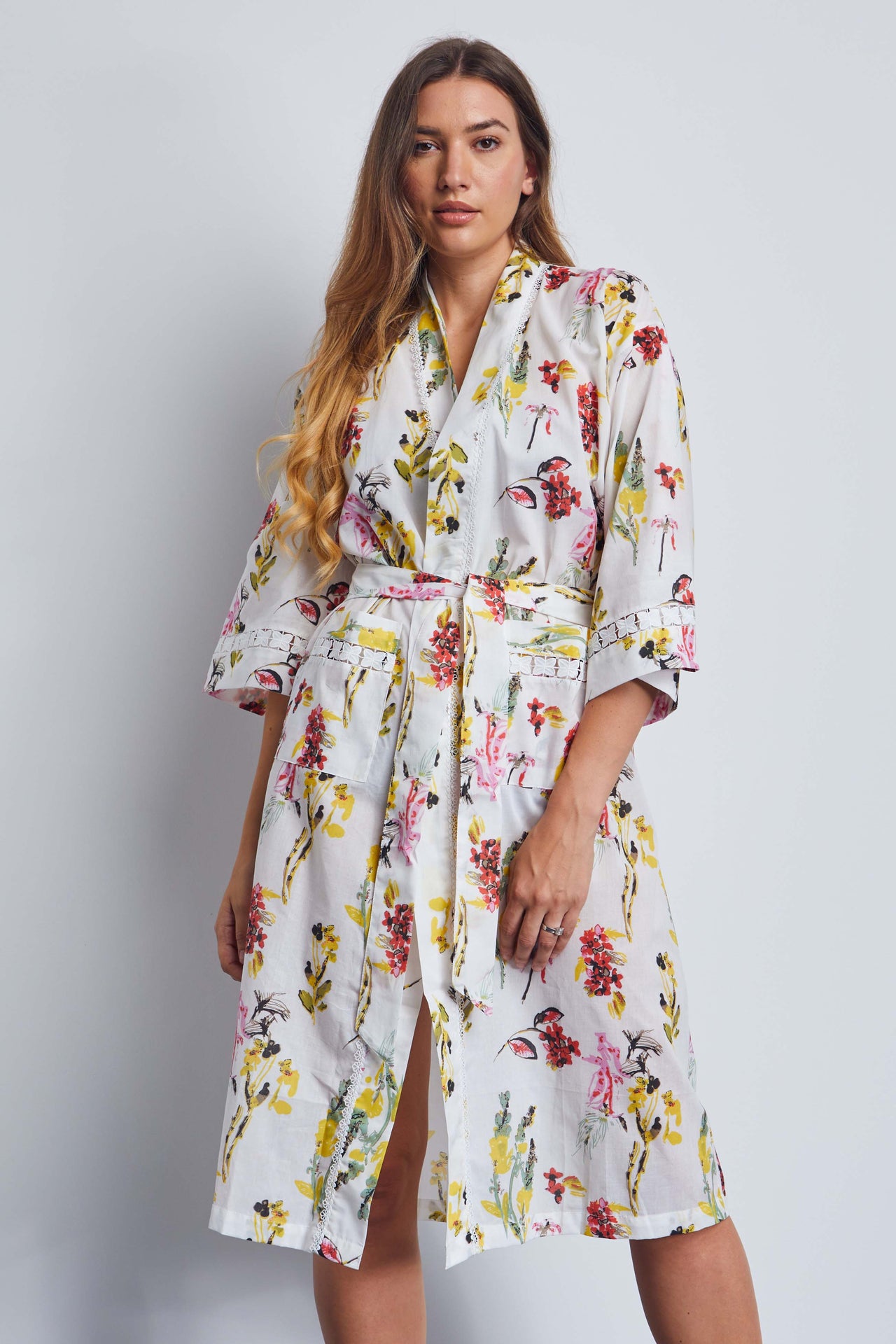 Cottonreal Gemma Floral Kimono
