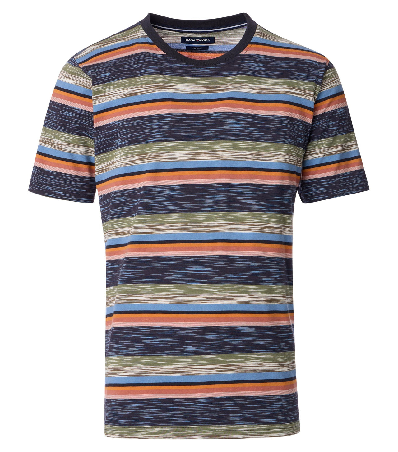 Casamoda Navy Striped T-Shirt