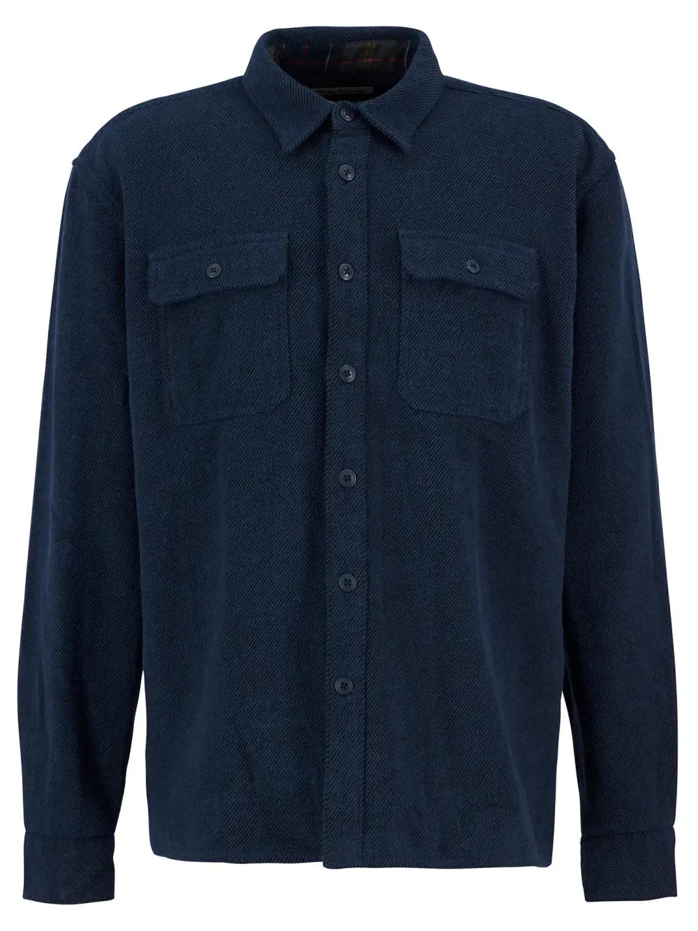 Barbour Baystone Relaxed Twill Shirt - Navy