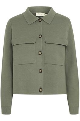 Fransa Rita Agave Green Cardigan