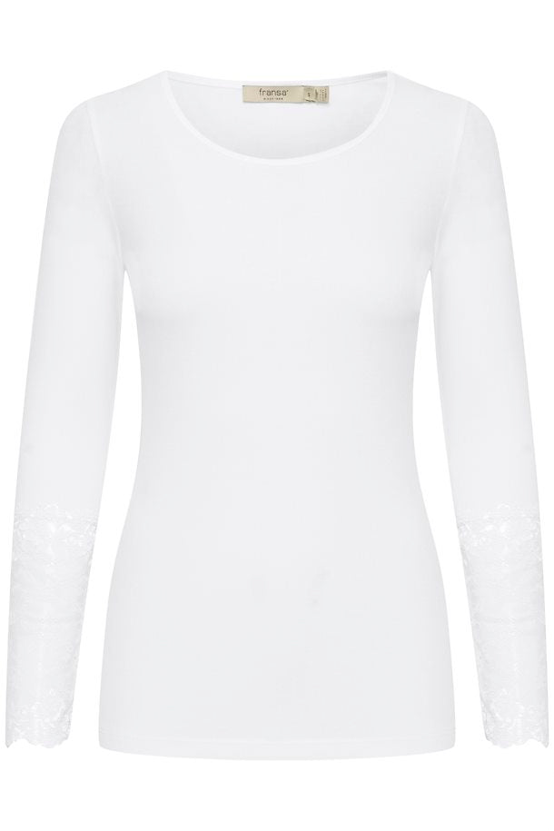 Fransa HIZAMOND Long Sleeve Top - Antique
