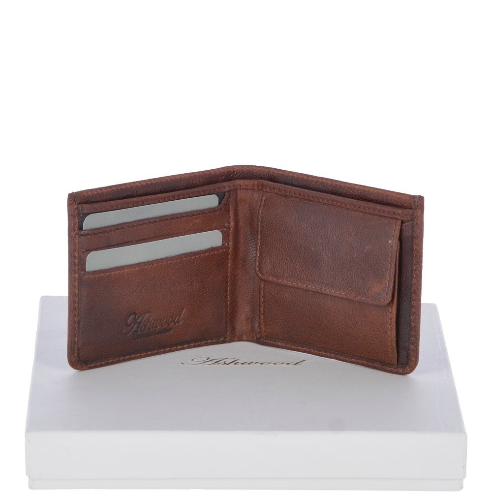 Ashwood Leather RFID Wallet - Tan 1552