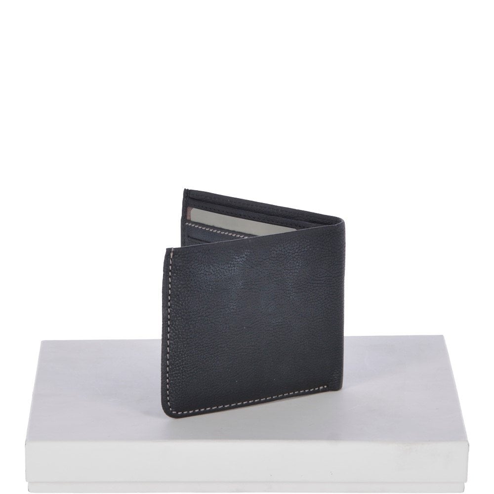 Ashwood Leather RFID Wallet- Black 1551