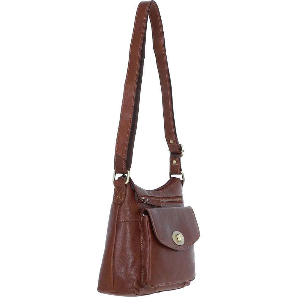 Ashwood M-86 Tan Michigan Leather Bag