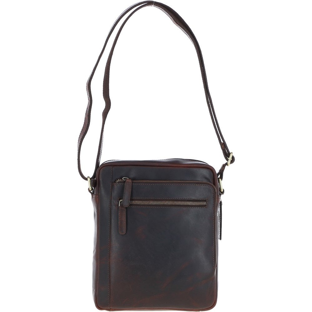Ashwood Leather Travel Flight Bag - Brown