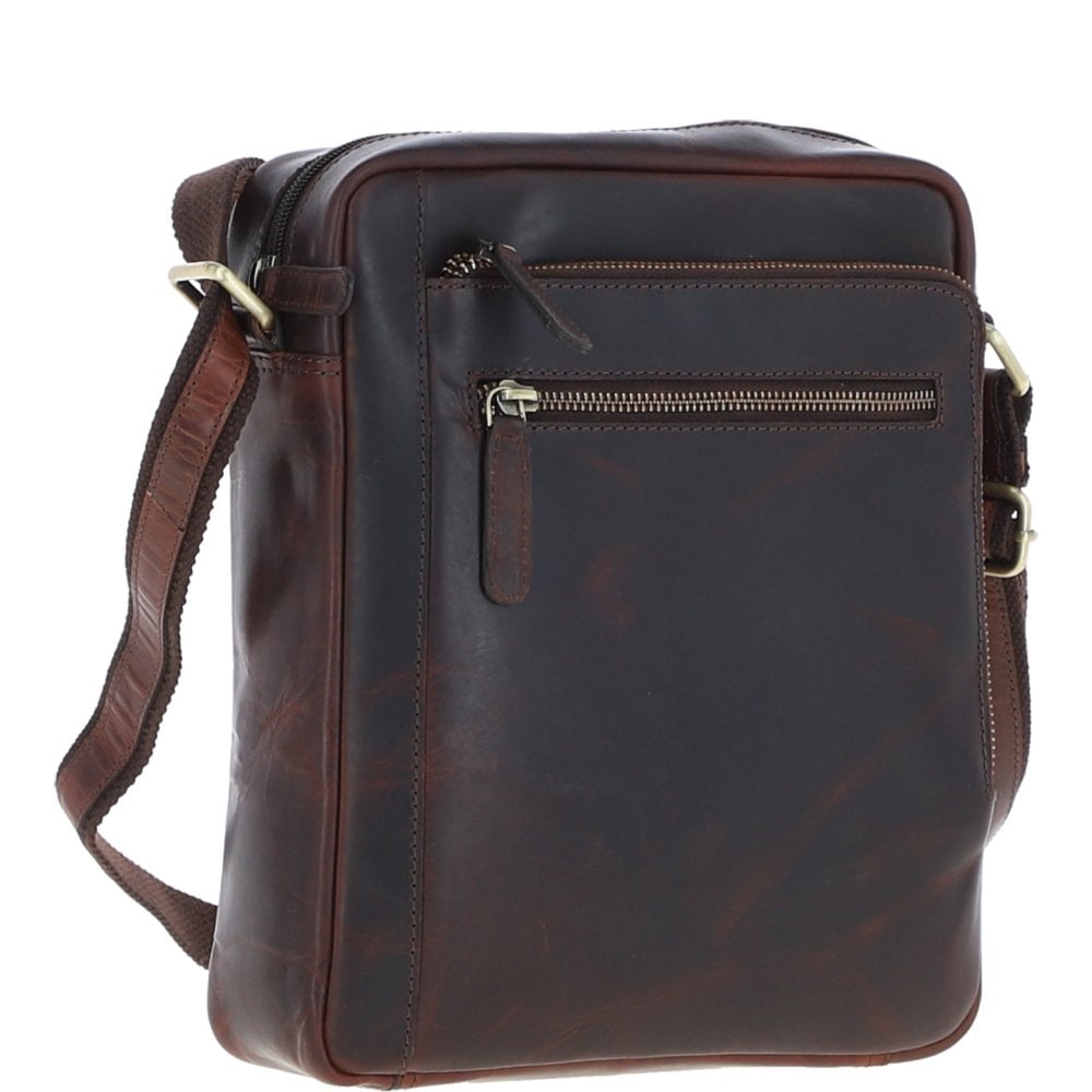 Ashwood Leather Travel Flight Bag - Brown