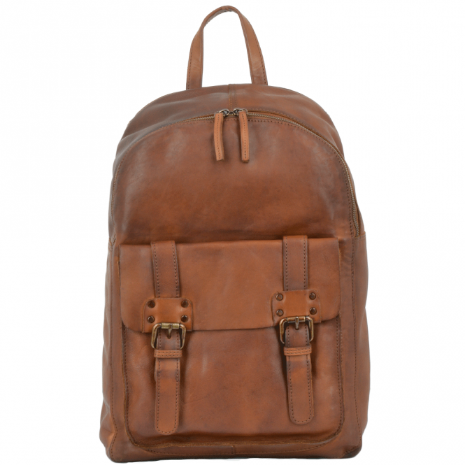 Ashwood Leather Shoreditch Rust Backpack