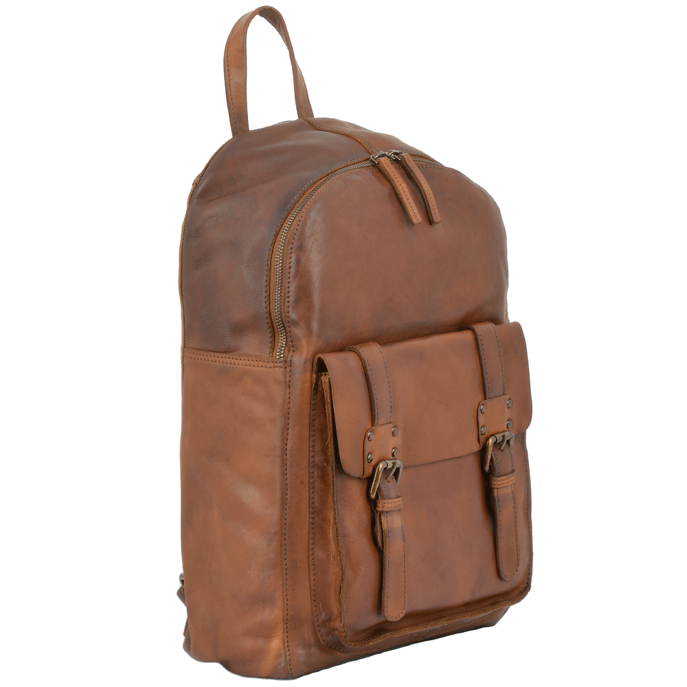Ashwood Leather Shoreditch Rust Backpack