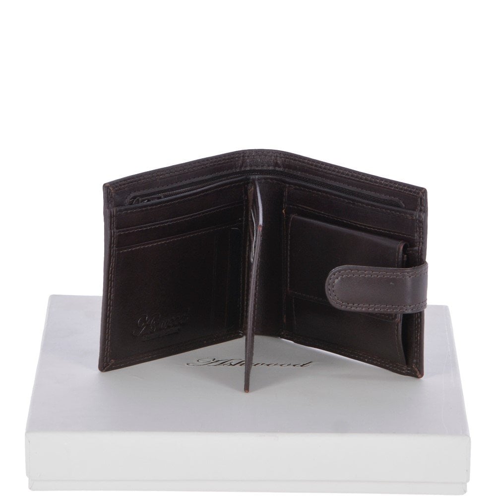 Ashwood Leather 1258-VT Men's Wallet - Brown