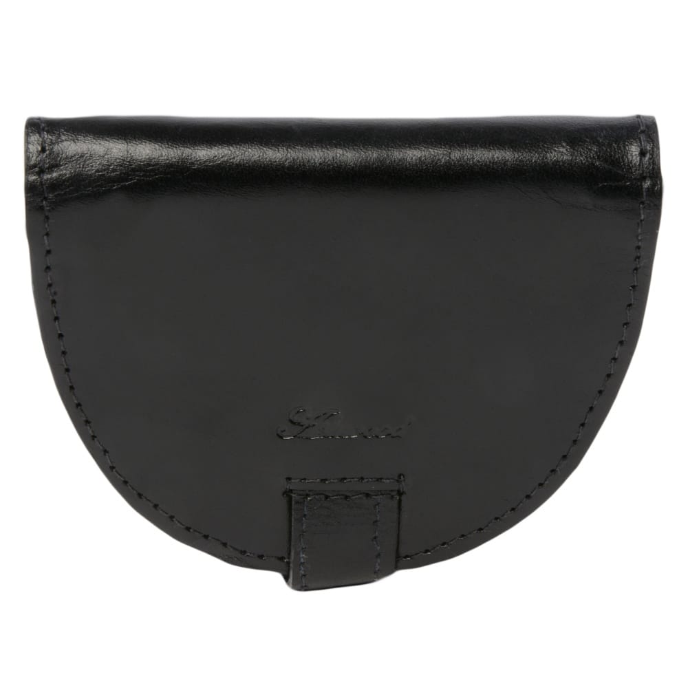 Ashwood Leather Coin Wallet - Black