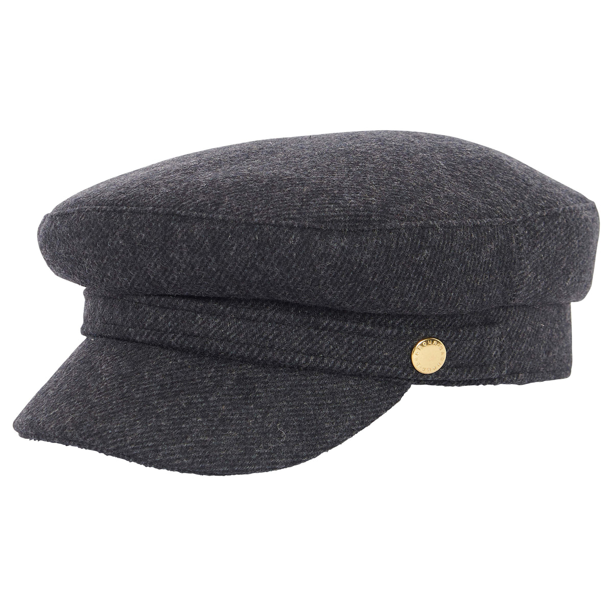 Barbour BOTHAL Baker Boy Cap - Charcoal Grey