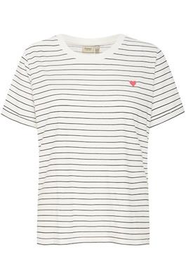 Fransa Amora Tee - White