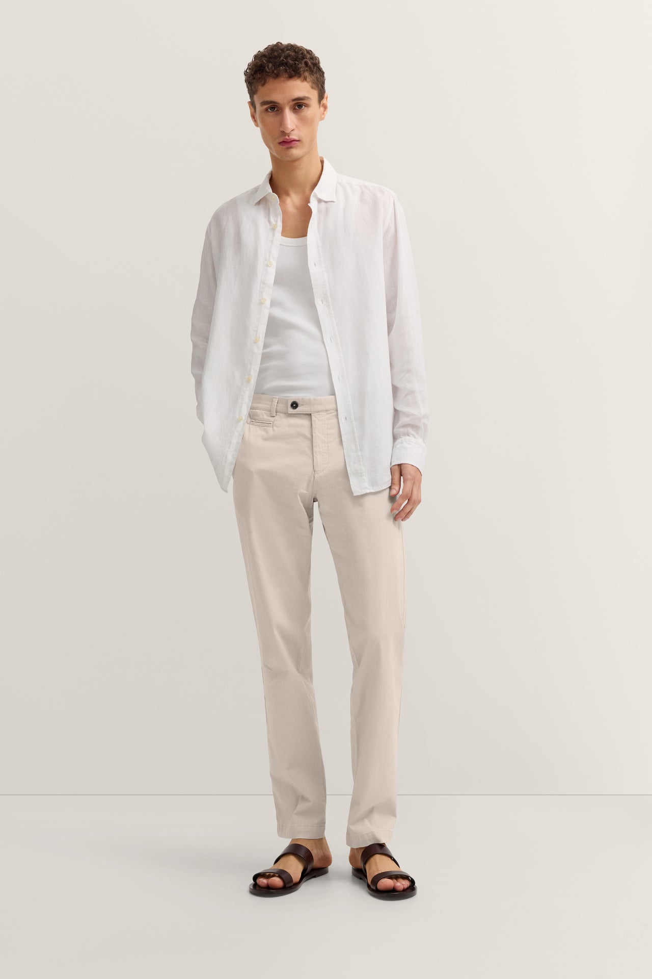 Bugatti Mens Casual Trousers - Beige