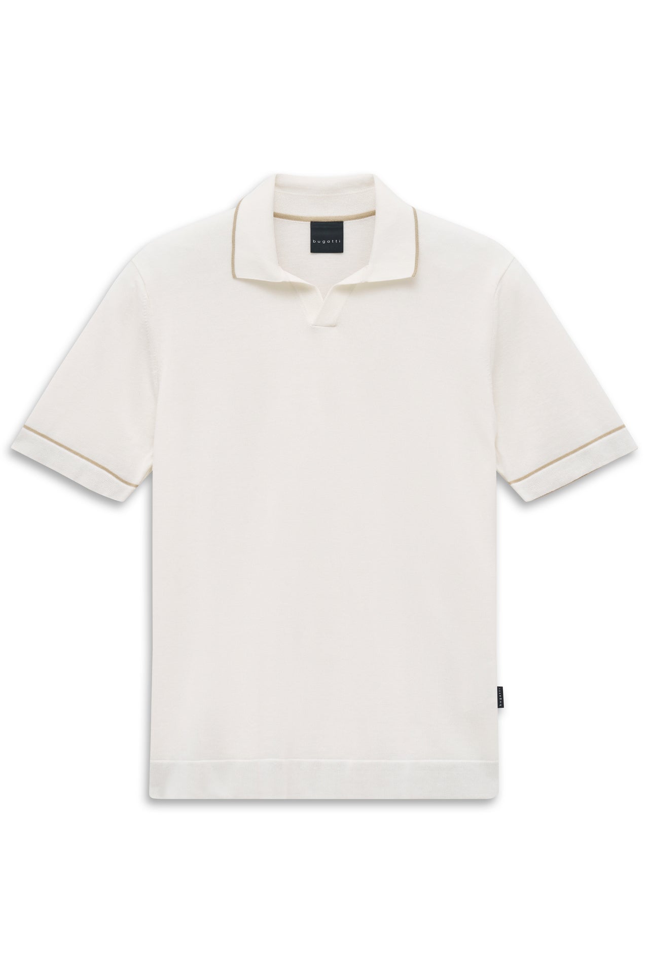 Bugatti Mens Polo -  Ecru