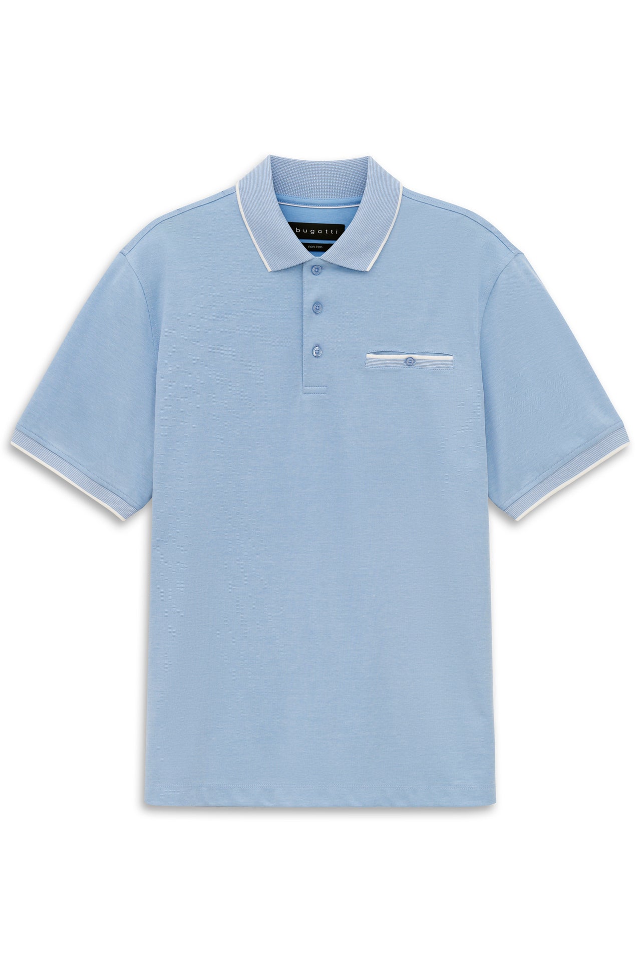 Bugatti Mens Polo - Light Blue