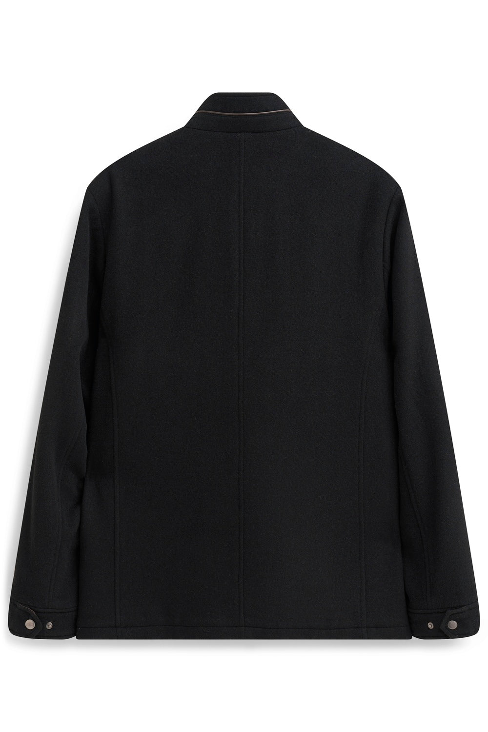 Bugatti Black Short Wool Mix Coat