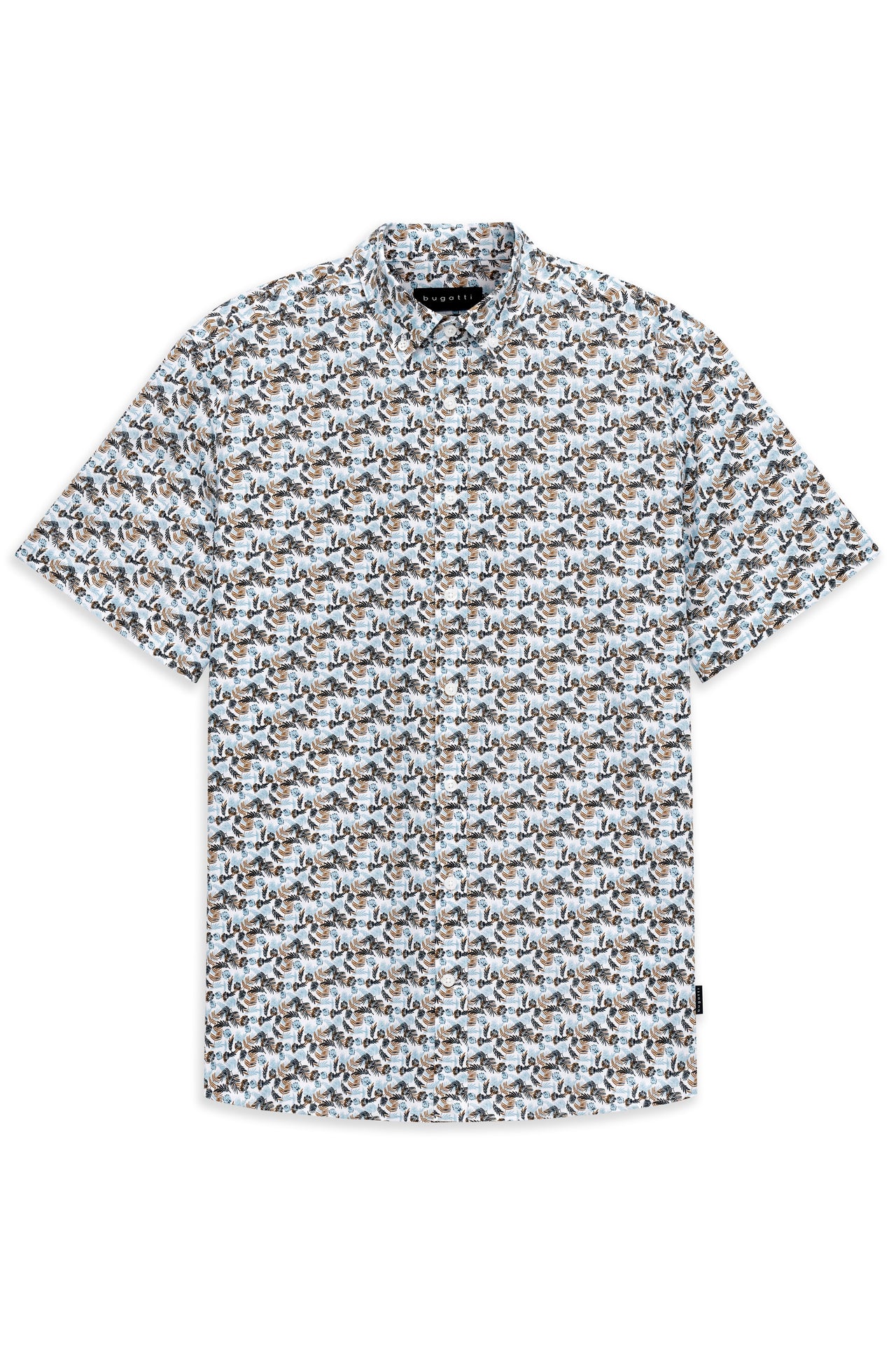 Bugatti Mens Casual Shirt - Light Blue