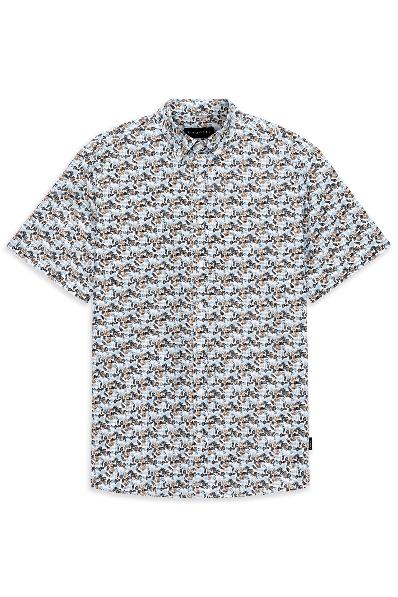 Bugatti Mens Casual Shirt - Light Blue