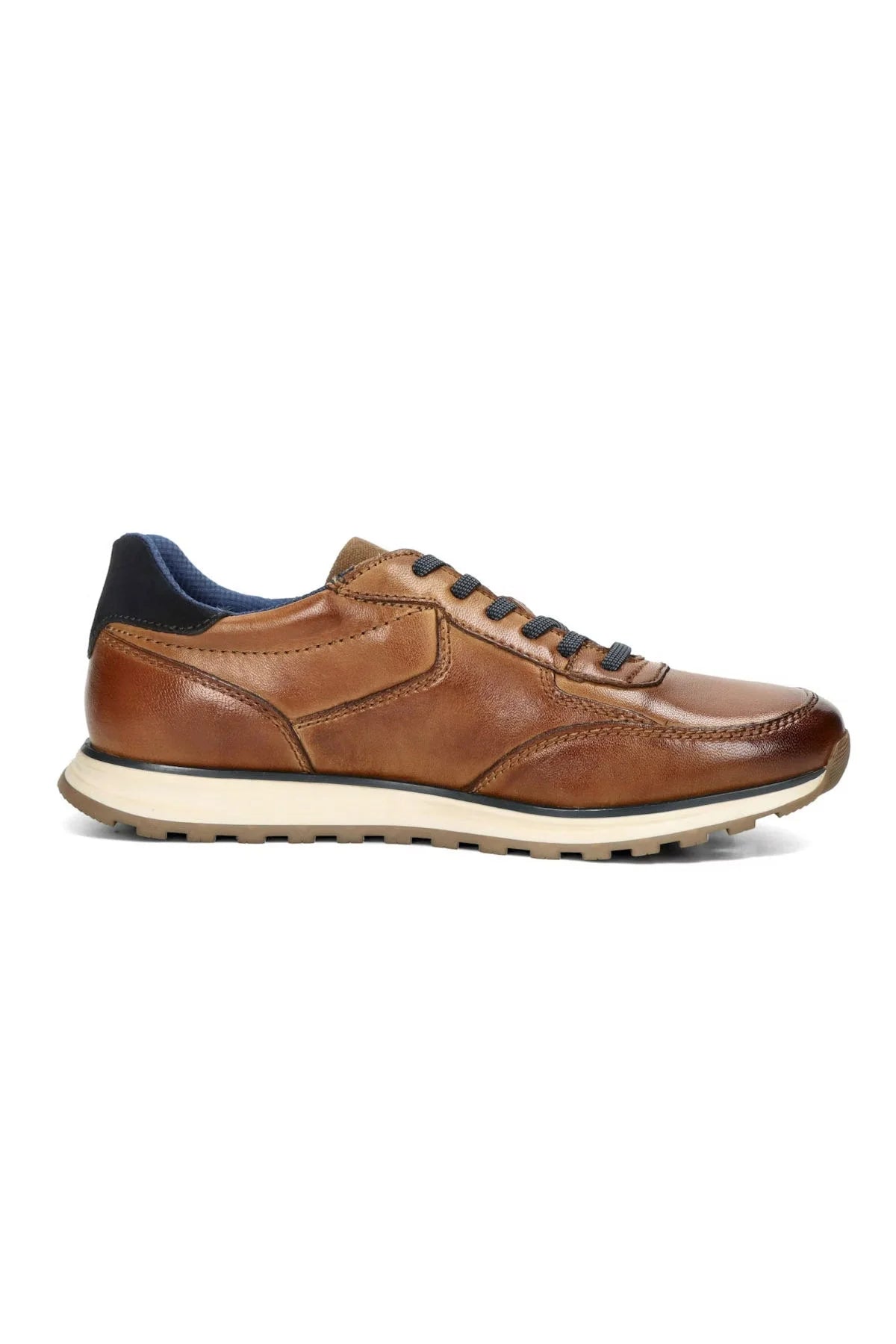 Bugatti Tan Leather Trainers