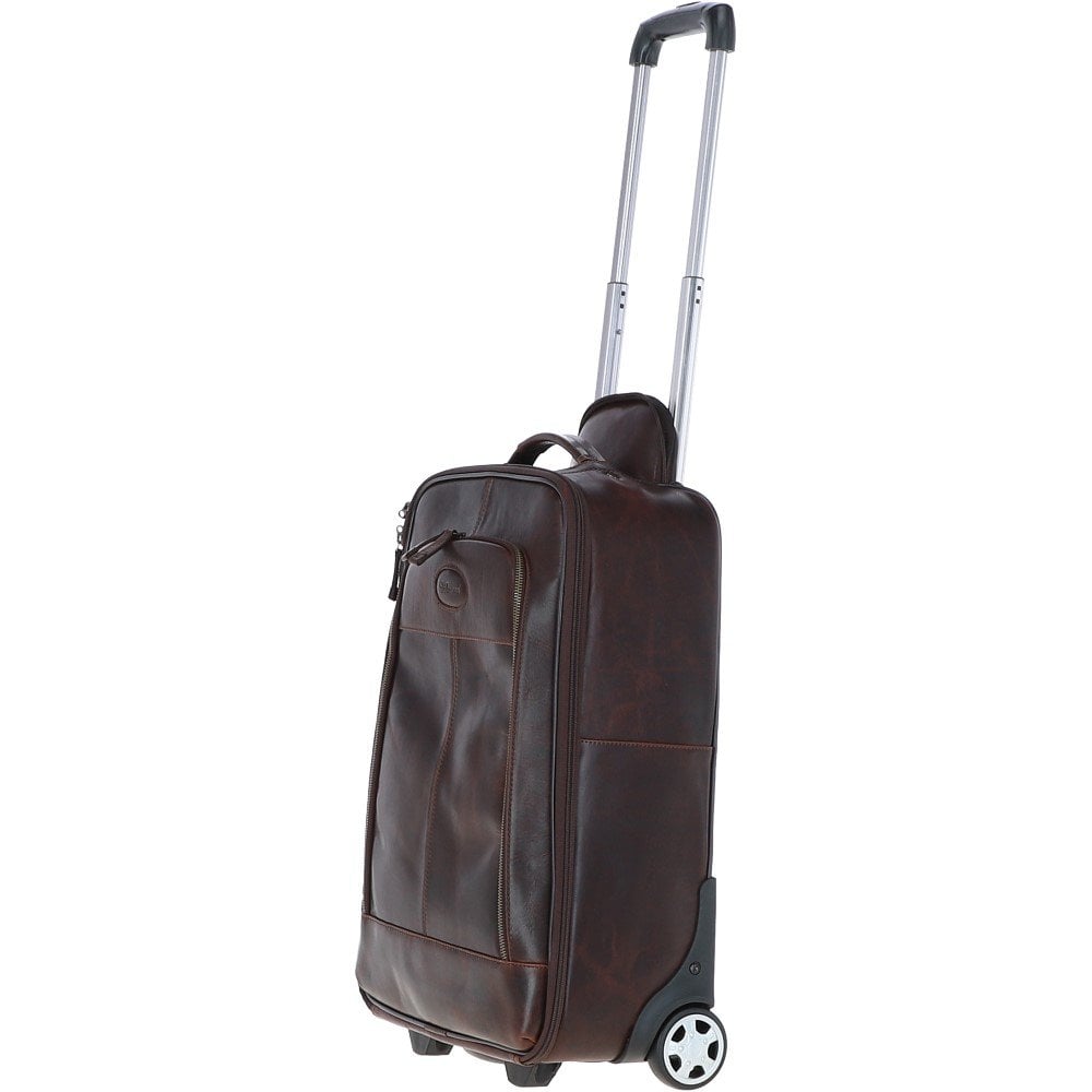 Ashwood Weekend Trolley Cow Temponda Brown
