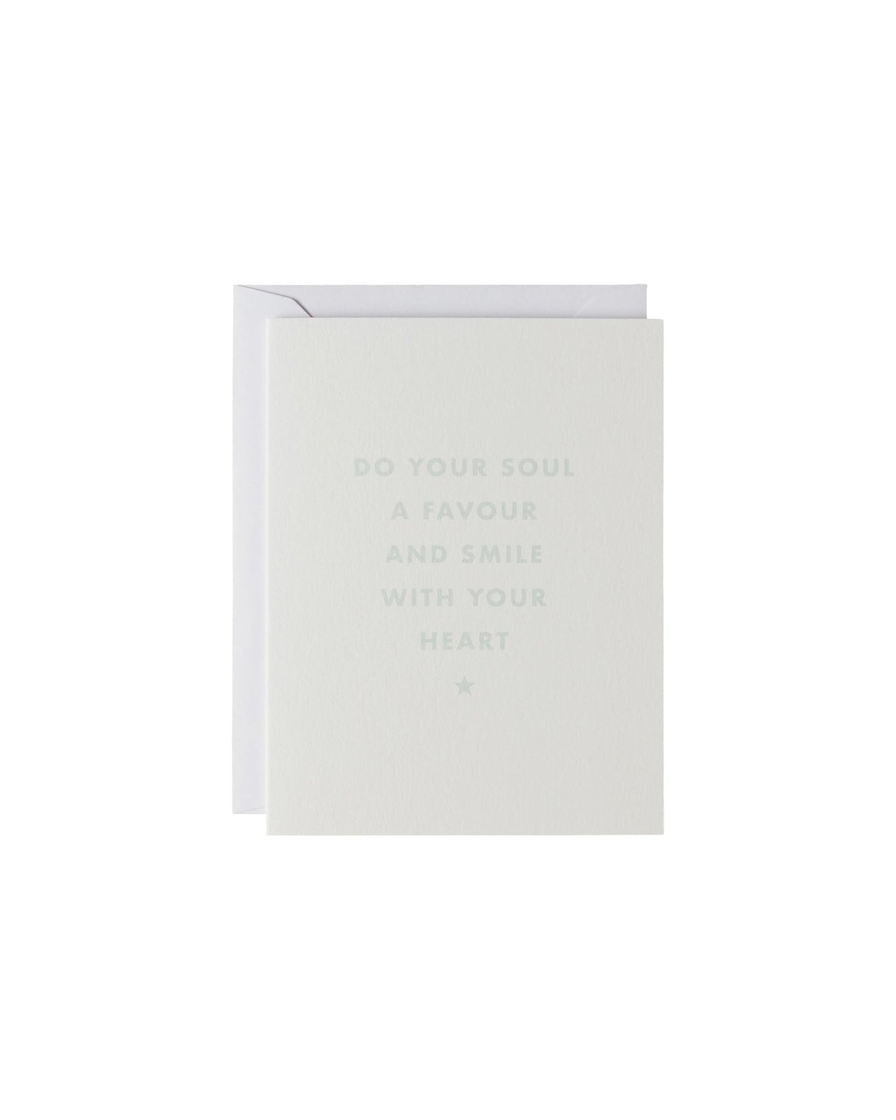 Chalk Card - Smile With Your Heart