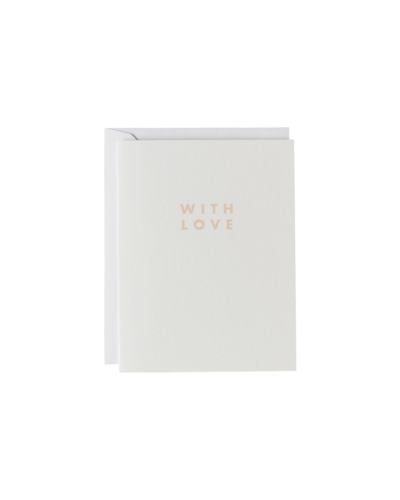 Chalk Card - With Love
